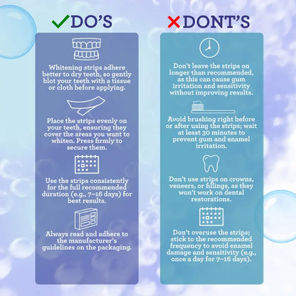 Whitening Strips, 7-day treatment (7 Packets - 2 Strips per pack)