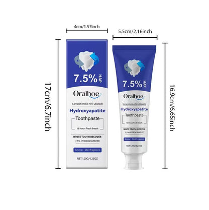 🔥BUY 2 GET 1 FREE🔥Beamach Hydroxyapatite Toothpaste 7.5% for Enamel Teeth Whitening Refreshing Flavor Fluorid